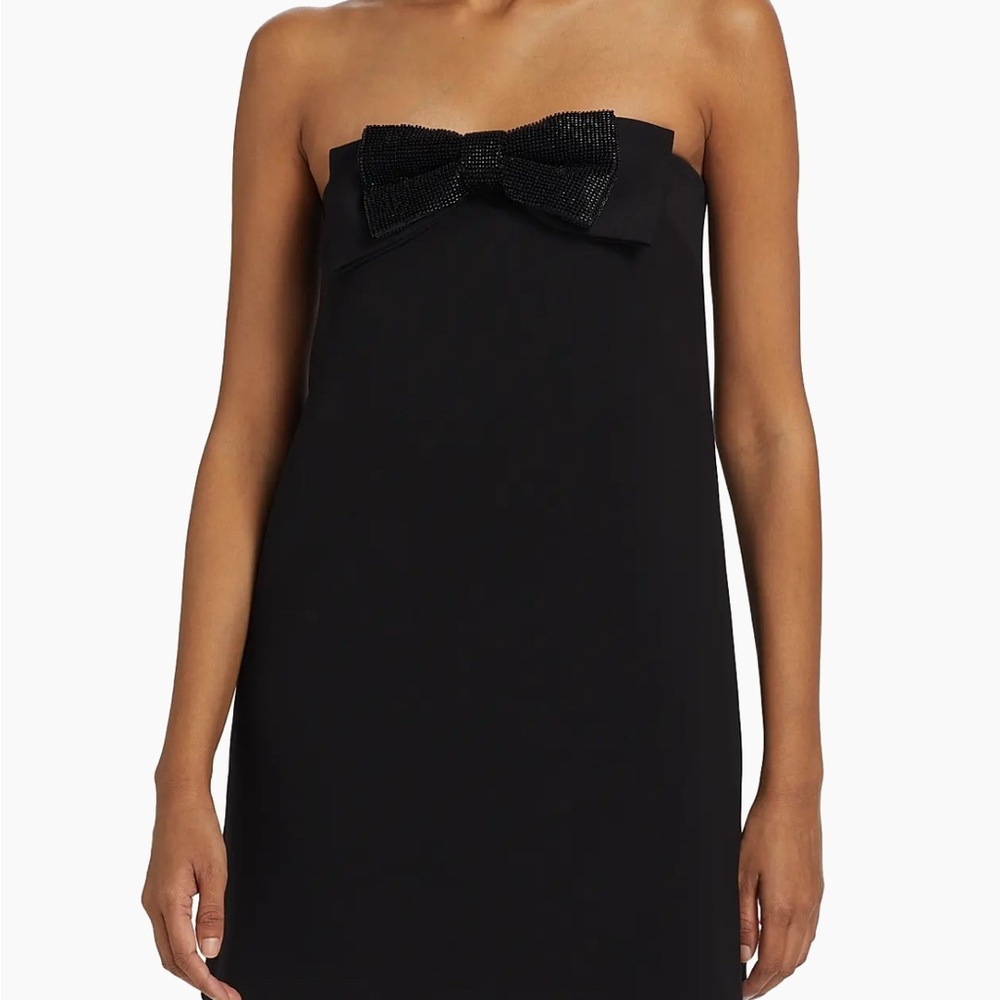 NWT Self-Portrait Diamanté Crepe Bandeau Minidress